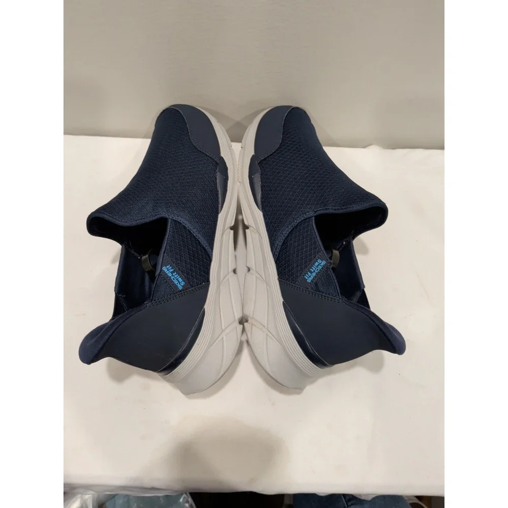 Skechers Equalizer Swift fit Memory Foam Handsfree Navy Men's Sz  11